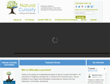 Tablet Screenshot of naturalcuriosity.ca